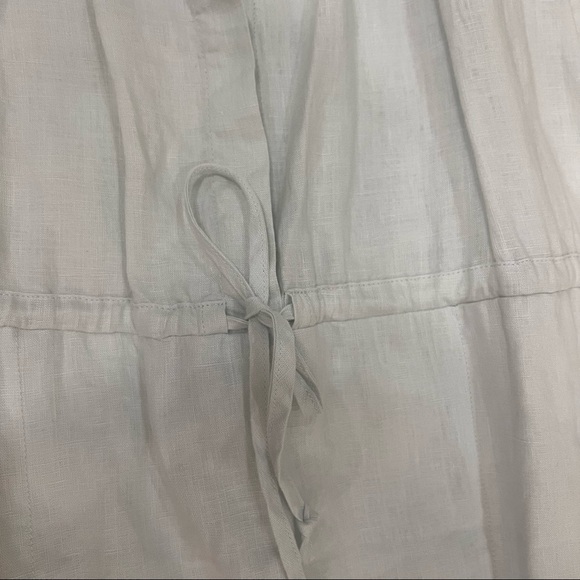 Young Fabulous Broke On The Road Maddox Linen Jumpsuit Blue Sz S 100% Linen Boho - Picture 8 of 16